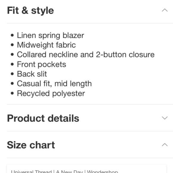 Women's Linen Spring Blazer - A New Day™
Tan new 🆕 - Picture 6 of 8